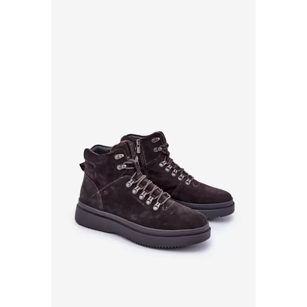  Pánské boty BIG STAR OO174189 BROWN/BEIGE 
