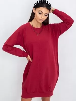 Dámské šaty BASIC FEEL GOOD RV-TU-5184.93P BURGUNDY