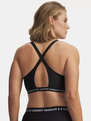 Dámská podprsenka UNDER ARMOUR CROSSBACK LOW BRA 1386424-008 ČERNÁ