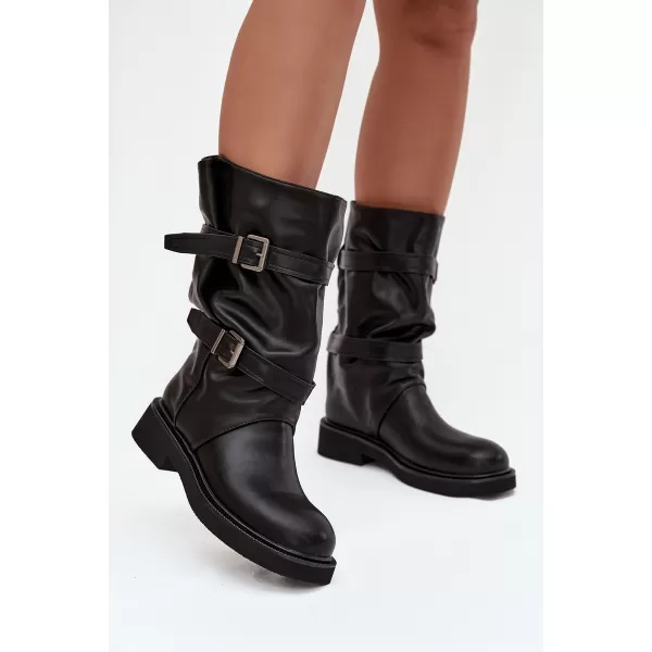  Dámské kozačky BOTO HALVESSA 39588 BLACK 
