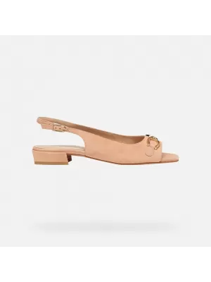 Dámské sandály GEOX NEW ERAKLIA 15 G012991 BÉŽOVÁ