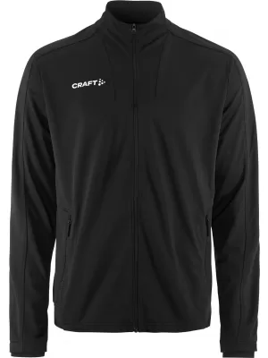 Pánská tréninková bunda CRAFT TW Evolve 2.0 Full Zip Jacket M ČERNÁ