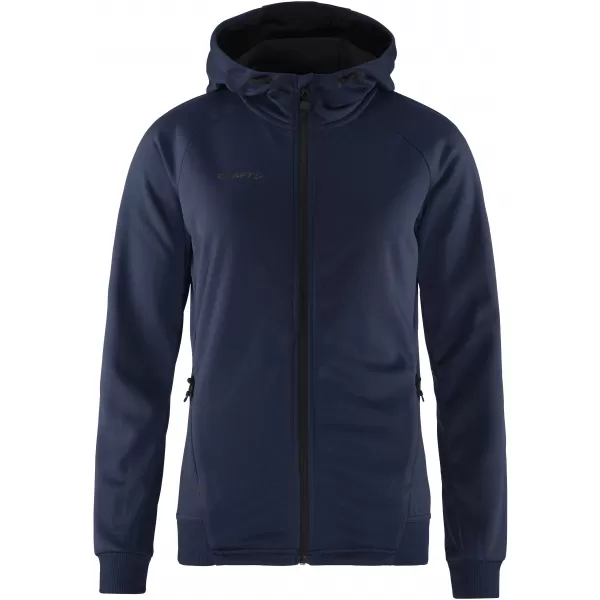  Dámská bunda s kapucí CRAFT Corp. ADV Unify Hoodie Jacket W NÁMOŘNÍ MODRÁ 