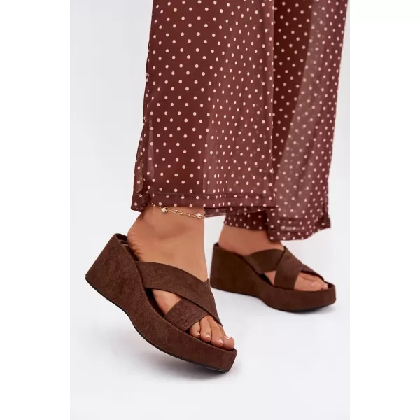  Dámské pantofle BOTO CALORINE 41357 BROWN 