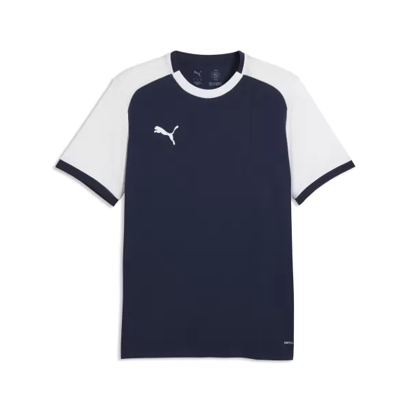  Pánské funkční triko PUMA TEAMLIGA26 MATCHDAY JERSEY 706544_06 PUMA NAVY/PUMA WHITE 