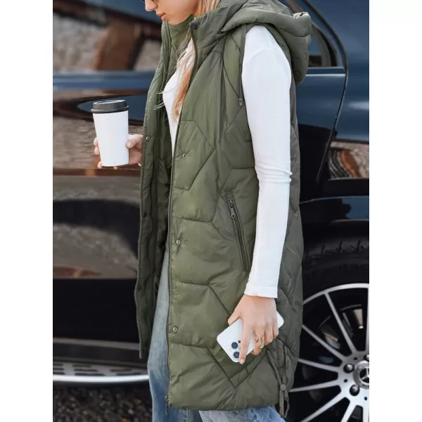  Dámská vesta DSTREET ZELENÁ 