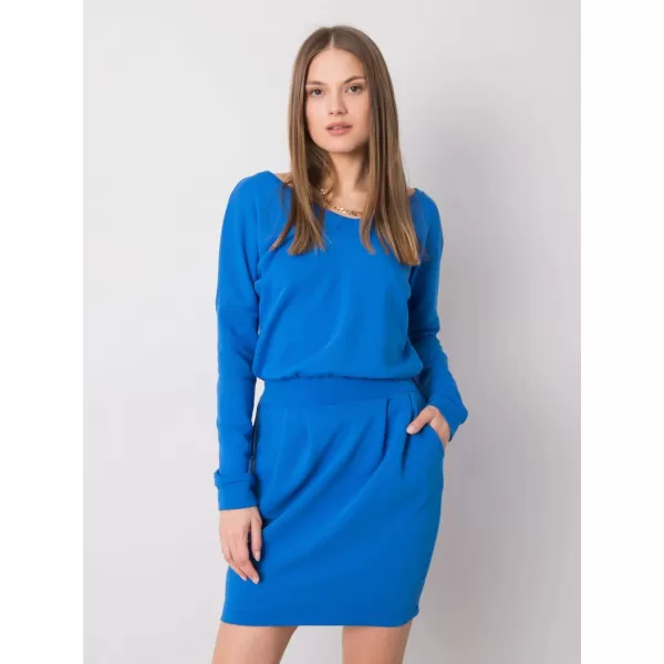  Dámské šaty RUE PARIS RV-SK-6037.18X DARK BLUE 