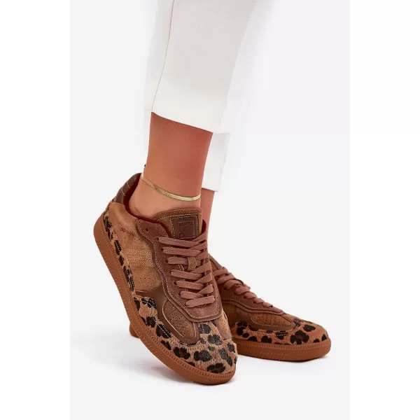  Dámské tenisky LOPEZ JUST DARE SS2D4017 BROWN/BEIGE 
