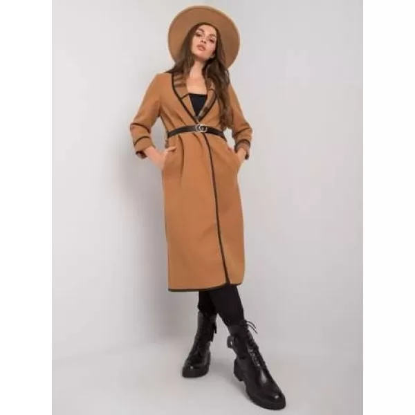  Dámský kabát ITALY MODA DHJ-PL-A5753.38X CAMEL 
