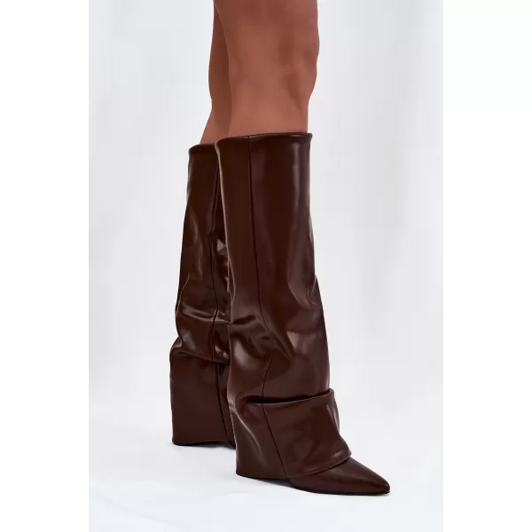  Dámské kozačky BOTO ELIVIRA 40512 BROWN 