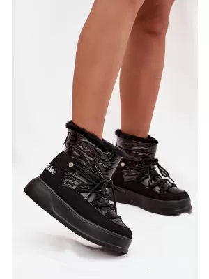 Dámské zimní boty LEE COOPER LCJ-25-3-3814 BLACK