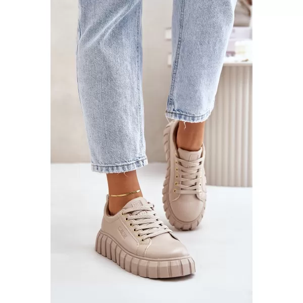  Dámské boty BIG STAR MM274618 BEIGE 