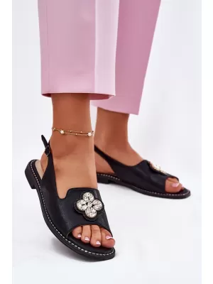 Dámské sandály S.BARSKI KV51-080 BLACK