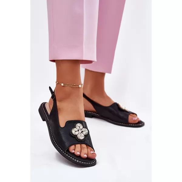  Dámské sandály S.BARSKI KV51-080 BLACK 