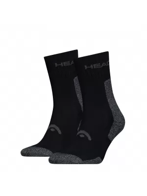Ponožky HEAD ELEMENTS HIKING CREW 2P BLACK