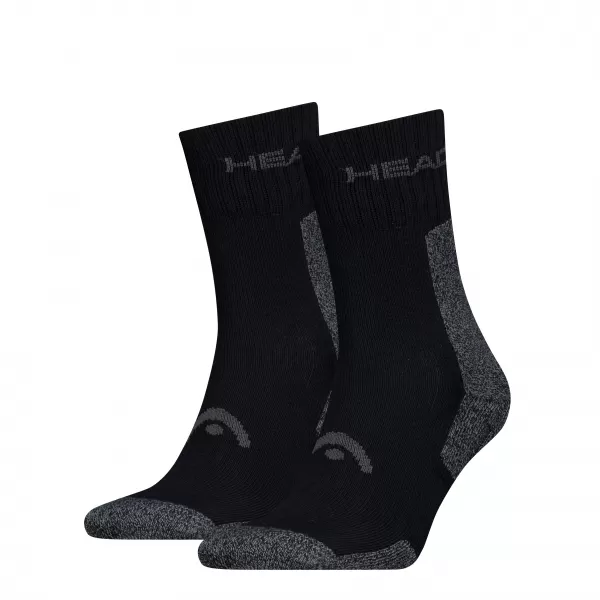  Ponožky HEAD ELEMENTS HIKING CREW 2P BLACK 