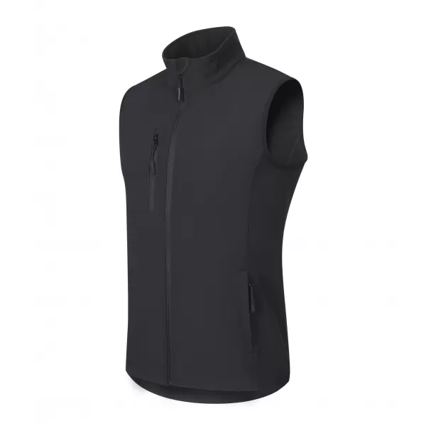  Pánská softshellová vesta ALTISPORT NoPrint NP/ALM865 EBONY GRAY 