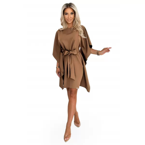  Dámské šaty NUMOCO SOFIA 287-39 CAPPUCCINO 