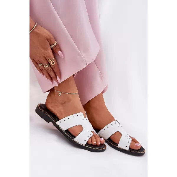  Dámské pantofle ZAZOO 40326 WHITE 
