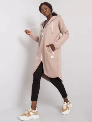 Dámská mikina RELEVANCE RV-BL-4742.20P DARK BEIGE