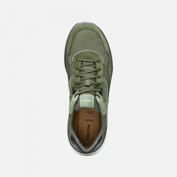  Pánské tenisky GEOX SPHERICA ACTIF X1 G014566 KHAKI 