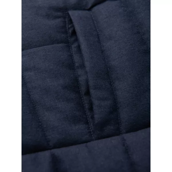  Pánská vesta OMBRE OM-JAVJ-0275 NAVY BLUE MELANGE 
