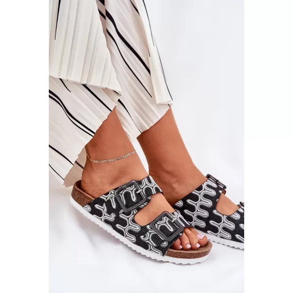 Dámské pantofle S.BARSKI RB51-006 BLACK 