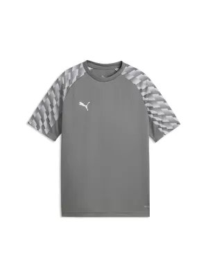 Dětské triko PUMA TEAMLIGA26 JERSEY JR 659723_13 FLAT MEDIUM GRAY/PUMA WHITE