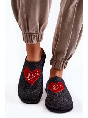 Dámské pantofle BIG STAR KK276019 BALCK/RED