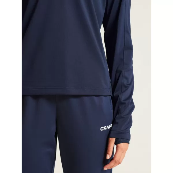  Dámská tréninková bunda s 1/4 zipem CRAFT TW Evolve 2.0 Half Zip W NÁMOŘNÍ MODRÁ 