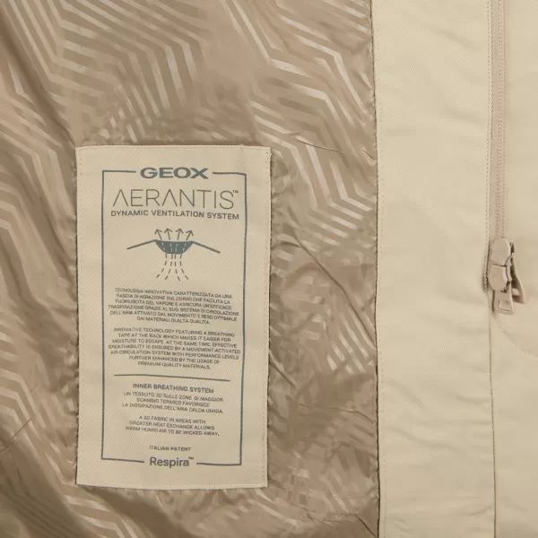  Pánská parka GEOX JACOPO G012288 BÉŽOVÁ 