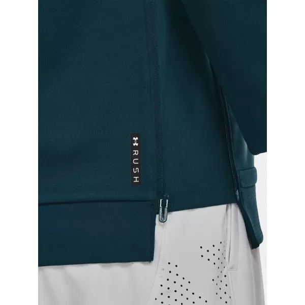  Pánská mikina UNDER ARMOUR RUSH ALL PURPOSE FZ HD MODRÁ 