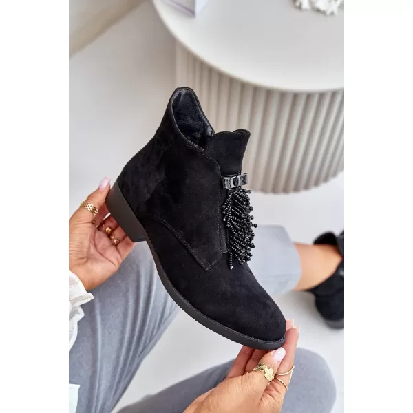  Dámské boty S.BARSKI HY42-715 BLACK 
