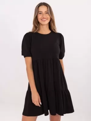 Dámské šaty RUE PARIS RV-SK-5587.93 NOIRE