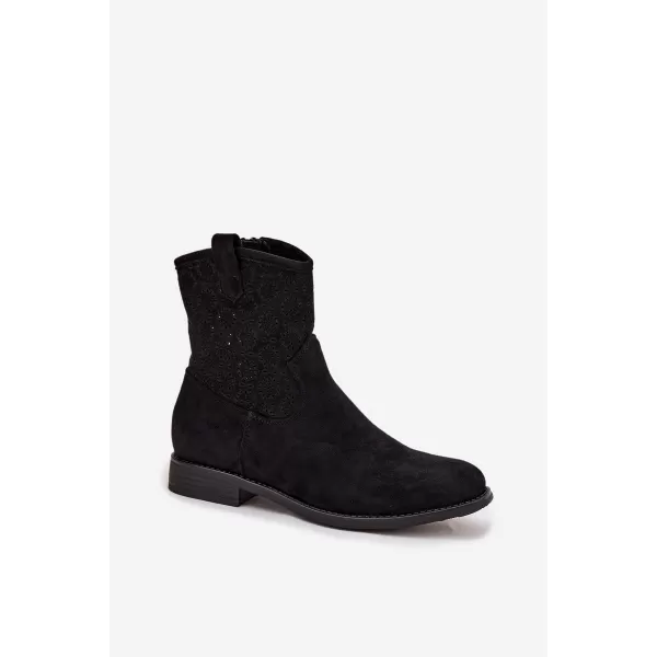  Dámské boty S.BARSKI HY52-530 BLACK 