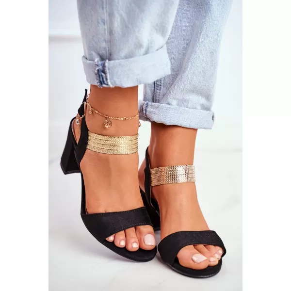  Dámské sandály S.BARSKI ENJOY BLACK 