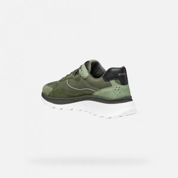  Pánské tenisky GEOX SPHERICA ACTIF X1 G014566 KHAKI 