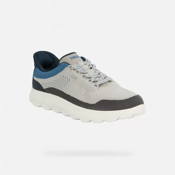  Pánské tenisky GEOX SPHERICA PLUS FAST IN G014664 ŠEDÁ 
