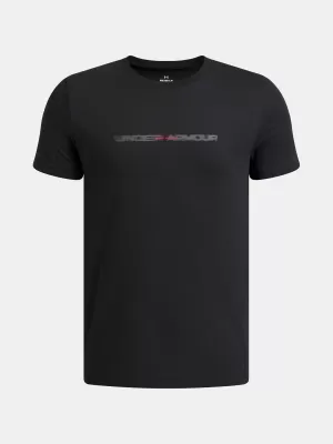 Chlapecké triko UNDER ARMOUR UA B WM BLUR SS 6009269-001 ČERNÁ