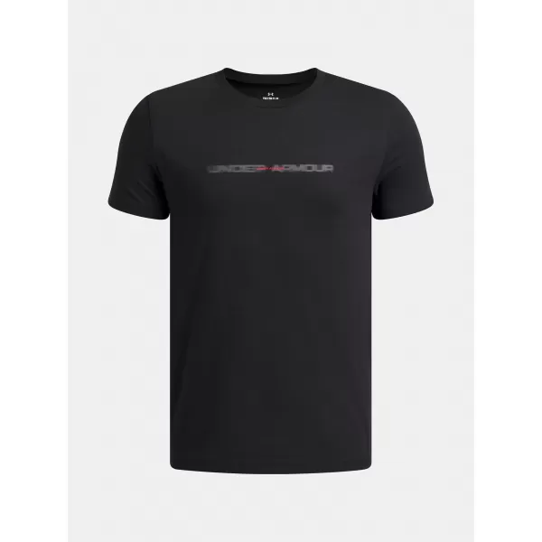  Chlapecké triko UNDER ARMOUR UA B WM BLUR SS 6009269-001 ČERNÁ 