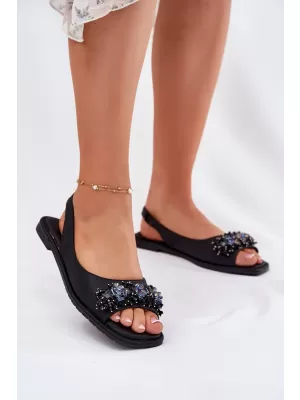 Dámské sandály S.BARSKI KV51-079 BLACK