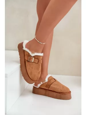 Dámské pantofle BOTO LINNEOLA 34478 CAMEL