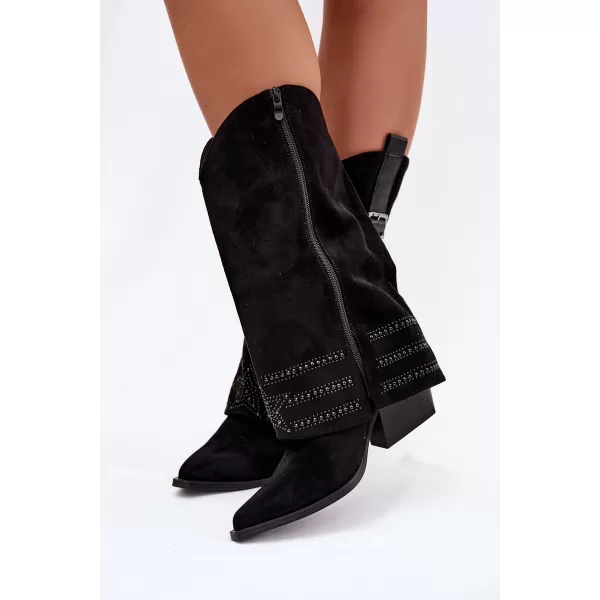  Dámské kozačky BOTO CAMILORA 40916 BLACK 