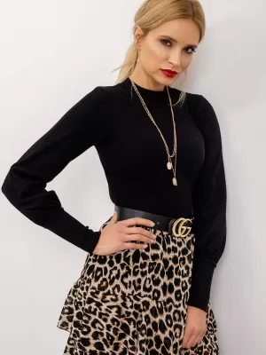 Dámská halenka RUE PARIS RV-BZ-5223.15 NOIRE