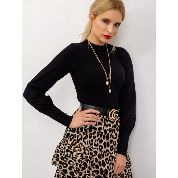  Dámská halenka RUE PARIS RV-BZ-5223.15 NOIRE 