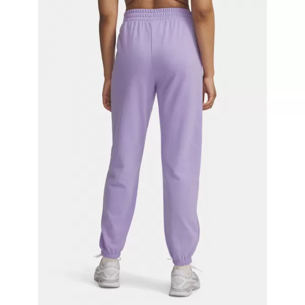  Dámské tepláky UNDER ARMOUR UA RIVAL TERRY JOGGERS 1382735-538 FIALOVÁ 