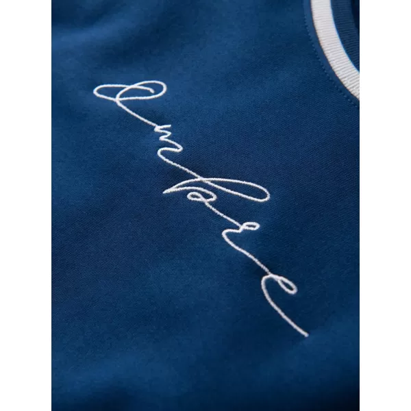  Pánská mikina OMBRE OM-SSNZ-0244 DARK BLUE 