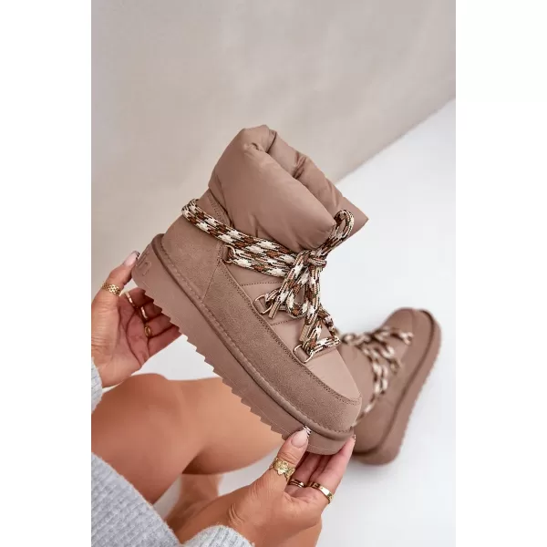  Dámské sněhule D.FRANKLIN DFSH375003 TAUPE 