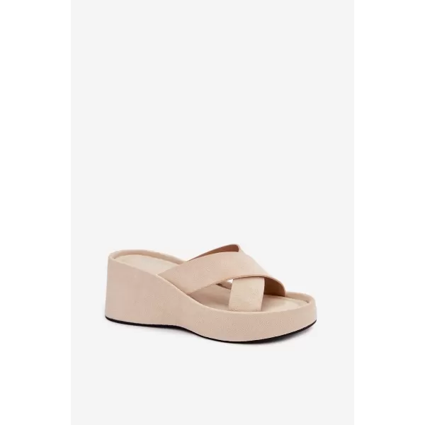  Dámské pantofle BOTO CALORINE 41357 BEIGE 
