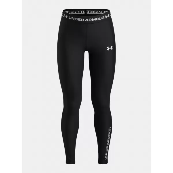  Dívčí legíny UNDER ARMOUR HEATGEAR GRAPHIC LEGGING 6012636-001 ČERNÁ 